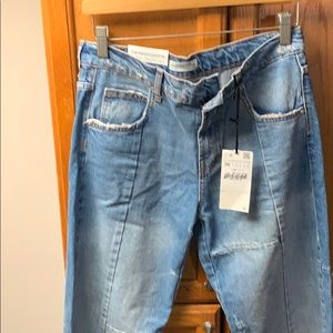 Zara jeans patches